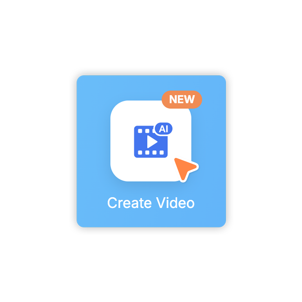 Start your project using Visla's AI Video Agent for sales by clicking Create Video.